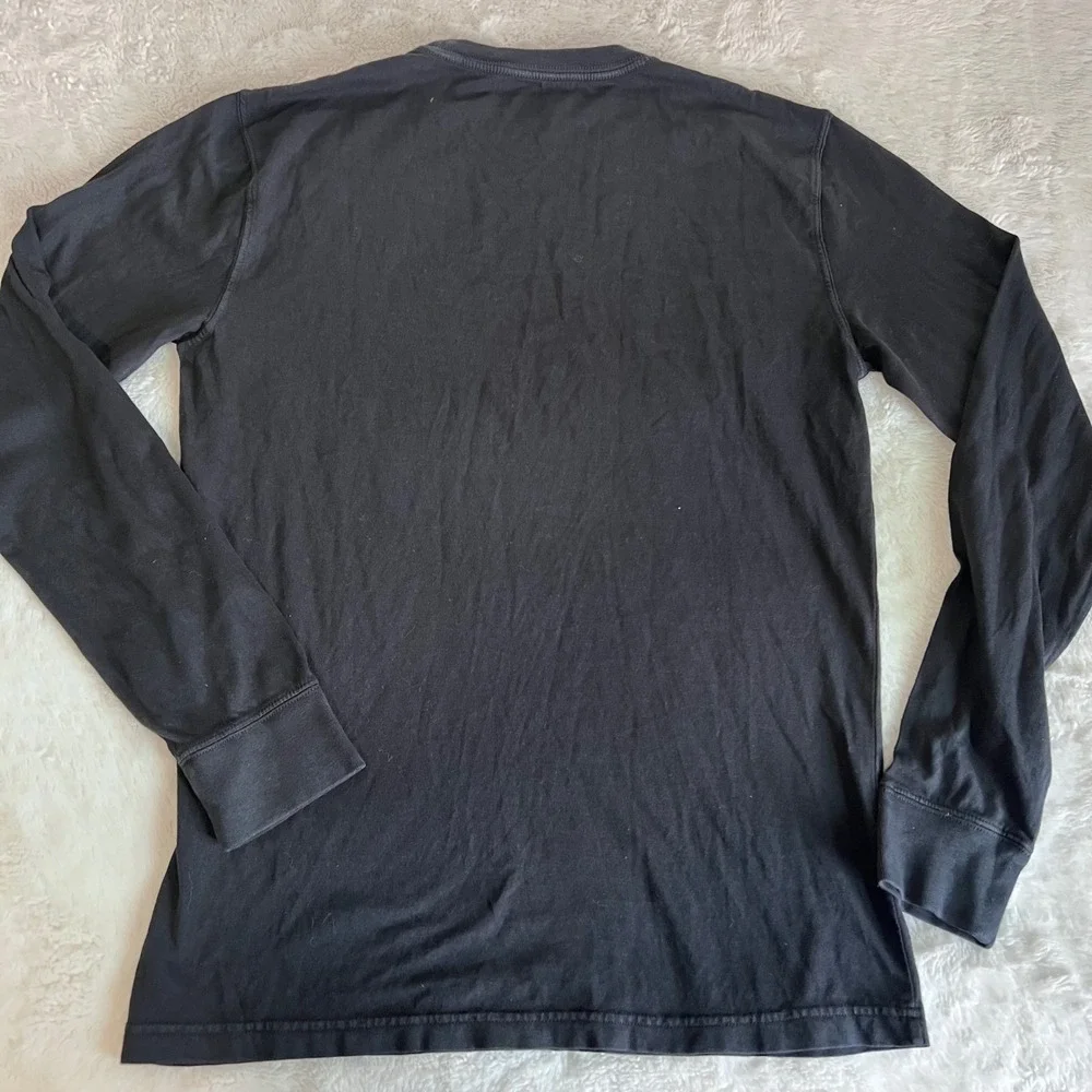 American‎ Eagle Mens Long Sleeve Crewneck Tee Black Small NWT 017-2171-1009-001